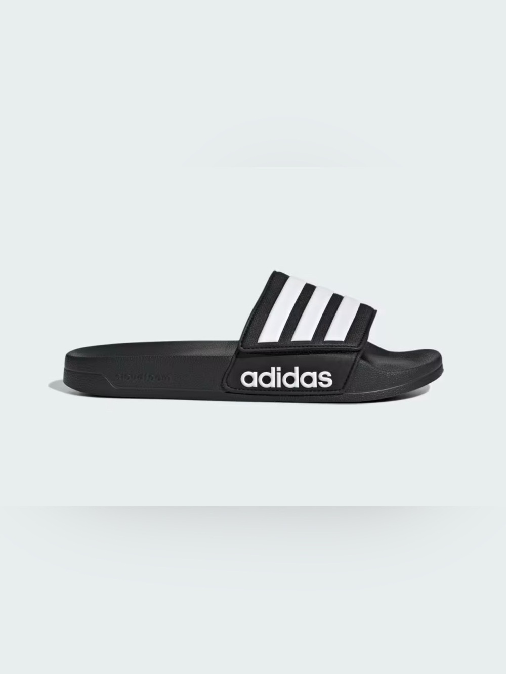 Adidais  Black & White Adilette Slide Sandals Size 13 little kid unisex